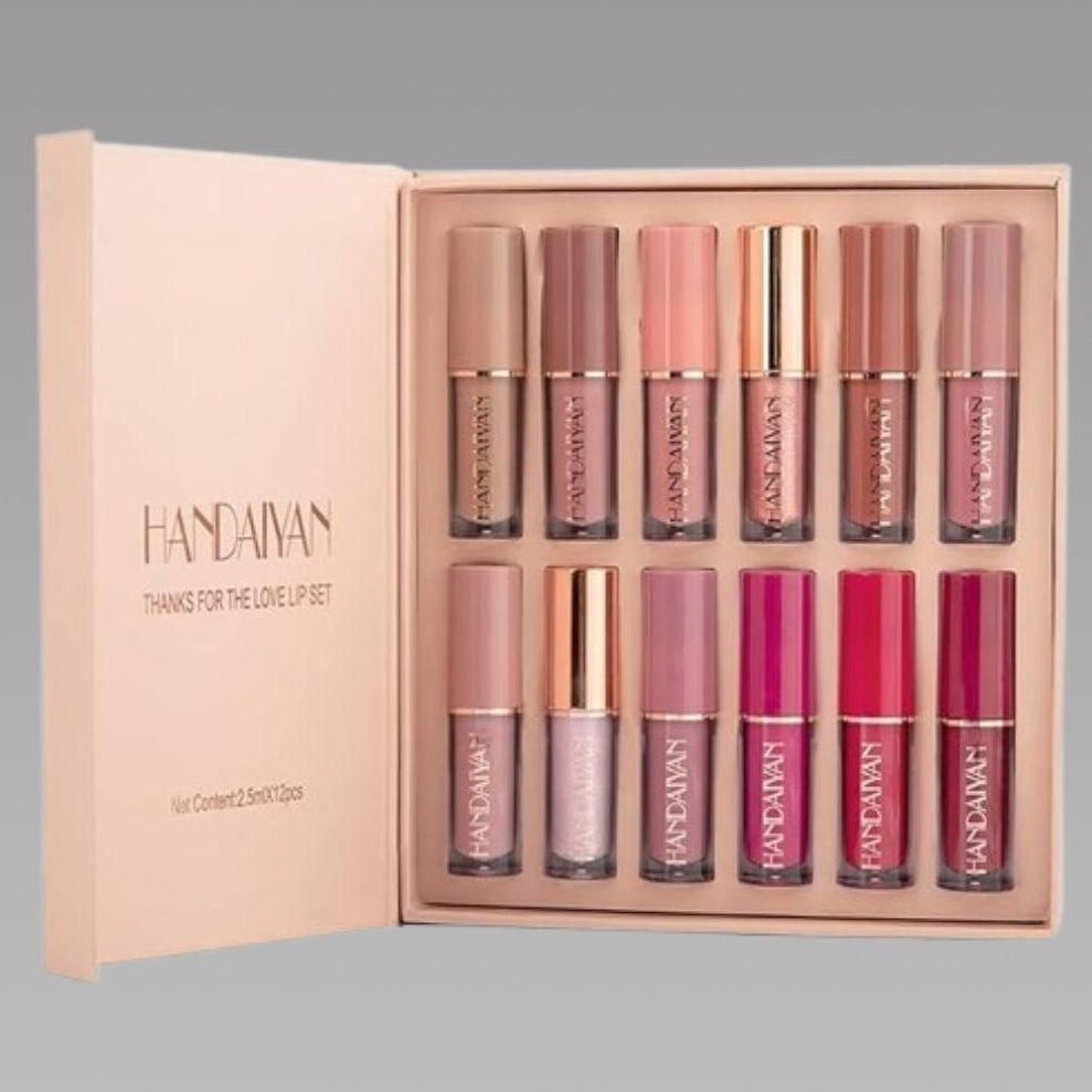 Handaiyan 12 Shade Matte Lipstick Collection